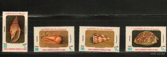 Йемен-1977(Мих.200-293) , **  , Морская  Фауна , Раковины (полная серия)
