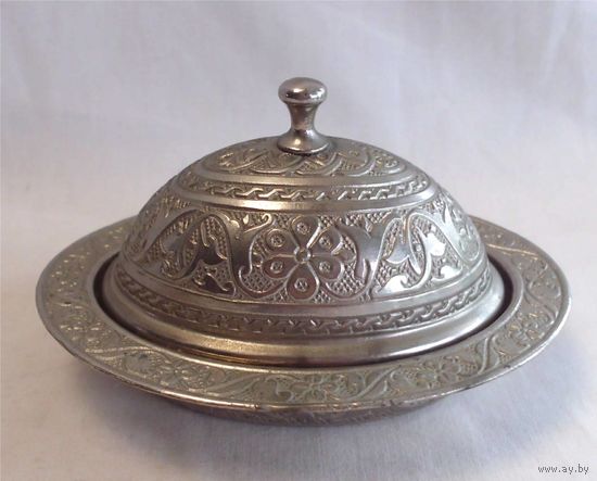 Шкатулка Таблетница Бонбоньерка Серебрение