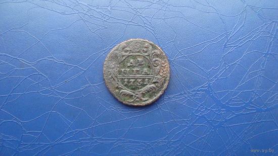 Денга 1731 перечекан                                                                                                         (2977)