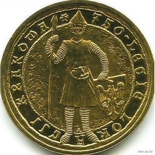 Польша 2 злотых, 2007 750 лет городу Краков UNC