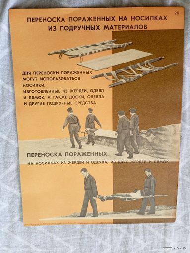 Плакат СССР по Гражданской обороне\8д