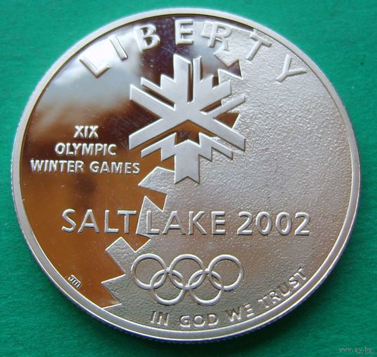 1 доллар 2002 Saltlake.