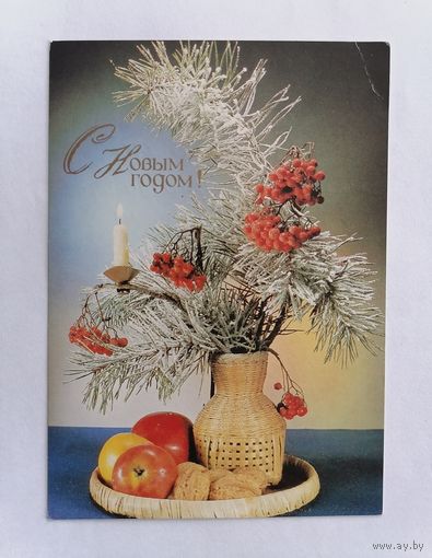 Открытка из СССР, 1989г. Подписанная.