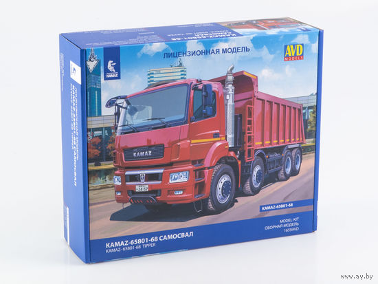 KAMAZ-65801-68 самосвал (СБОРНАЯ МОДЕЛЬ)