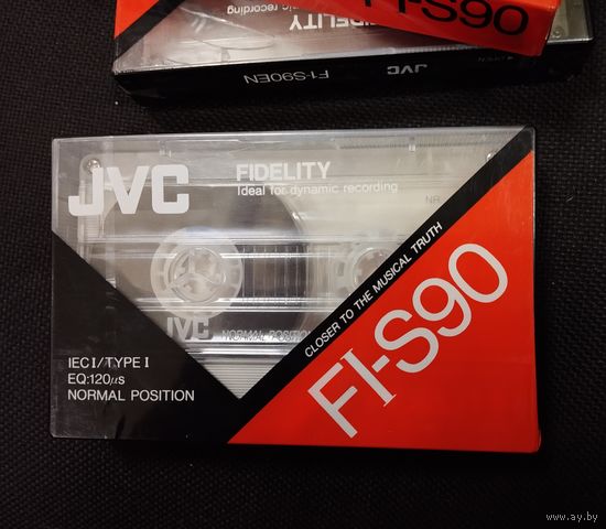 Аудиокассета JVC, НЕраспечатанная, Япония