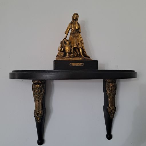 Полка,консоль. Дерево бронза. Европа.