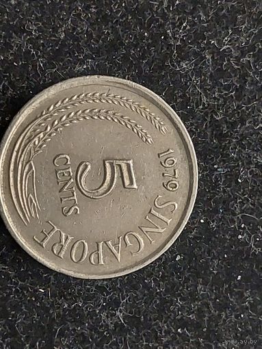 5 центов сингапур 1979