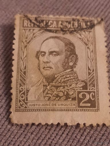 Аргентина 1935. Генерал Хусто Хосе де Уркиза 1801-1870