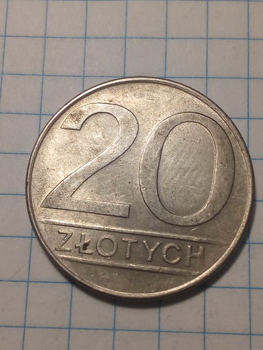 20 злотых Польша 1987 год