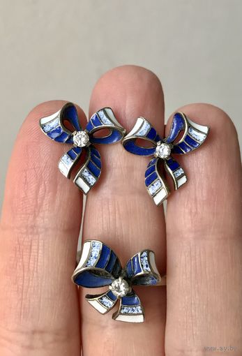 Серьги и кольцо комплект