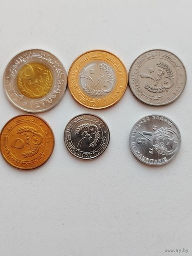 Комплект монет мавритания