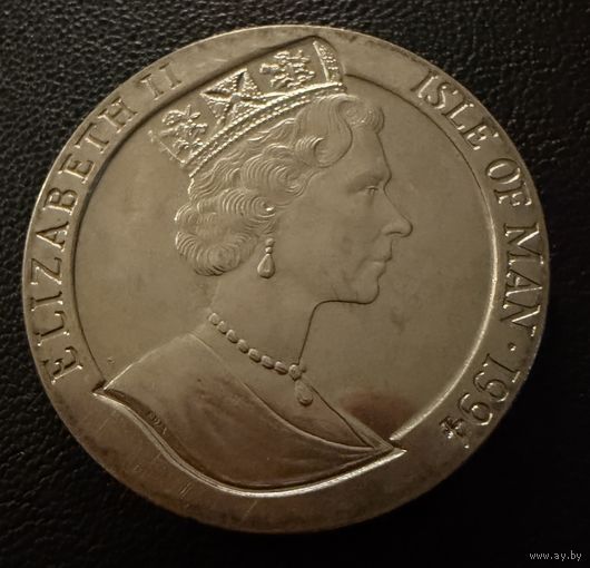 1 крона 1994 Остров Мэн. Год собаки.