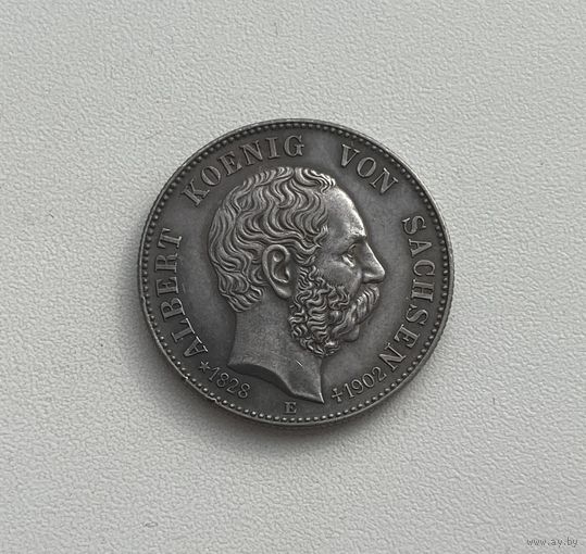 САКСОНИЯ  2 марки 1902 г.