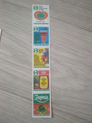 Спичечные этикетки Чехословакия 1976 год