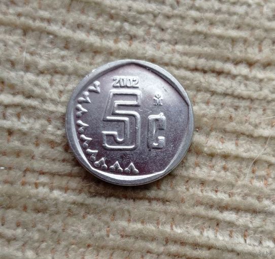 Werty71 Мексика 5 сентаво 2002 Редкая