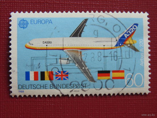 Германия 1988 г. Авиация.