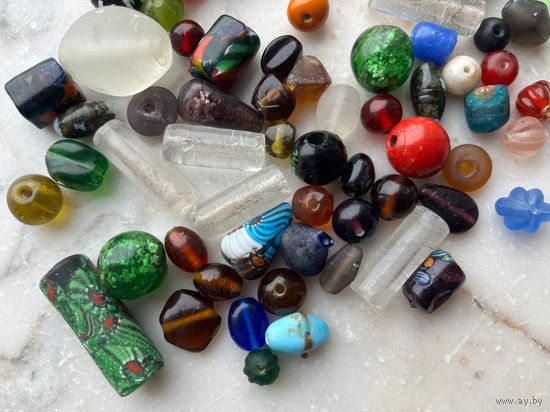 Бусы бусины Мурано стекло ручная работа