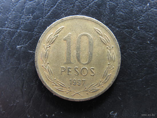 Чили. 10 песо. 1997. С 20 копеек. Распродажа коллекции. Смотрите другие лоты.