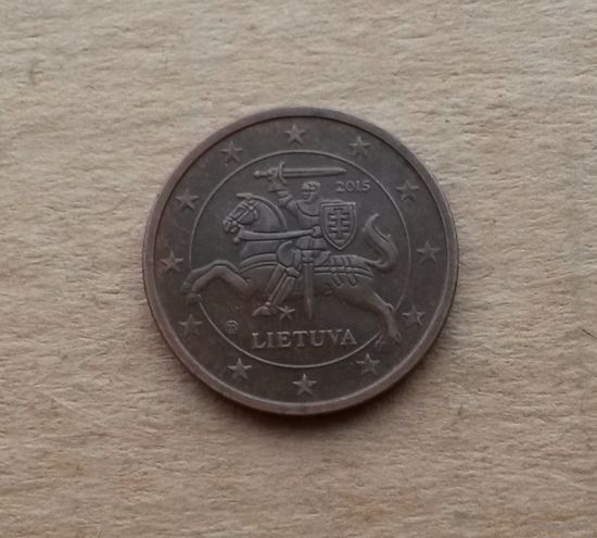 Литва, 2 евроцента 2015 г.