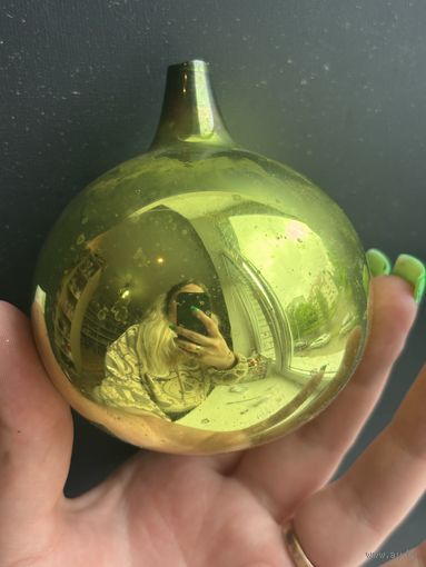 Ёлочная игрушка шарик СССР