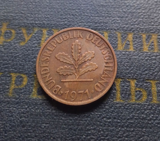 2 пфеннига 1971 (J) Германия ФРГ #06