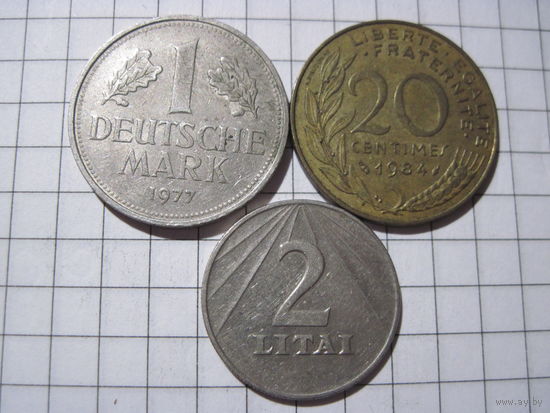 Три монеты/19 с рубля!