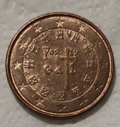 Португалия 1 евроцент, 2009 (14-15-6)