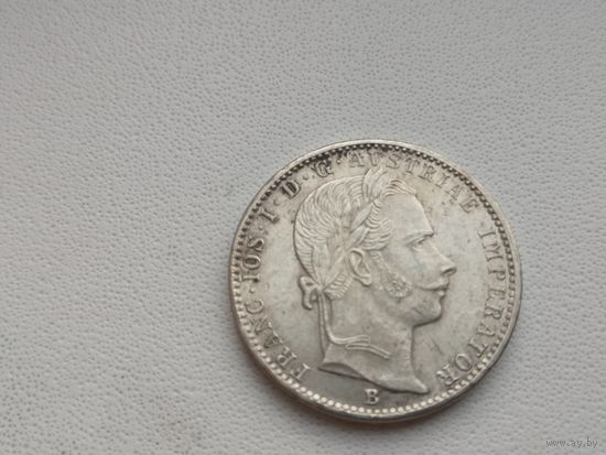25 крейцеров 1860 Франц Иосиф 1 серебро.