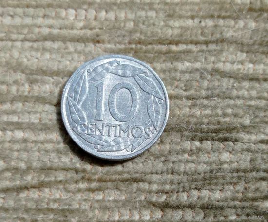 Werty71 Испания 10 сентимо 1959 Франко