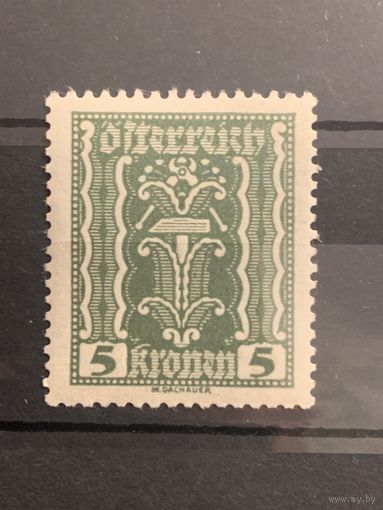 Австрия 1922. Стандарт