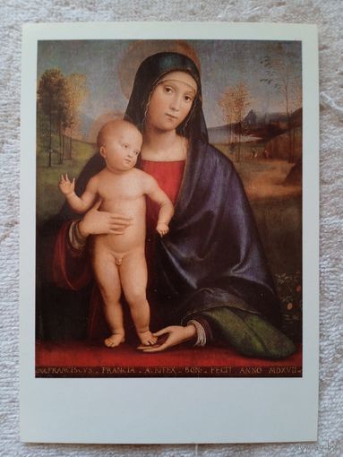Франча. Мадонна с младенцем. Издание Германии