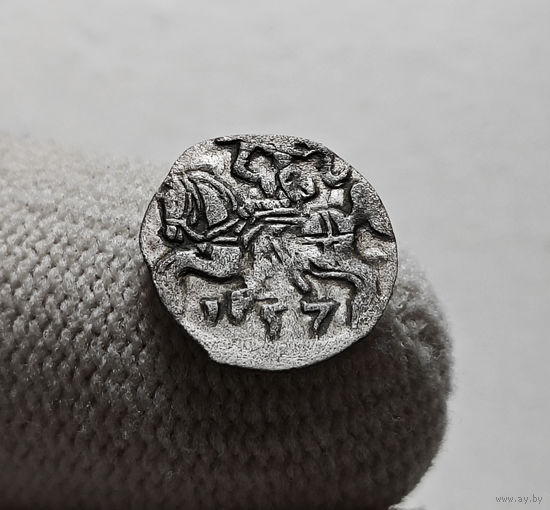 Денарий 1557г., Сигизмунд II Август, R3, лот треб-7,4