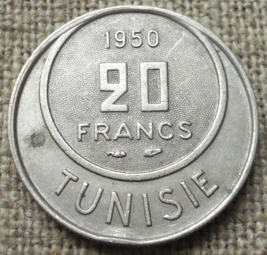 20 франков 1950 - Тунис