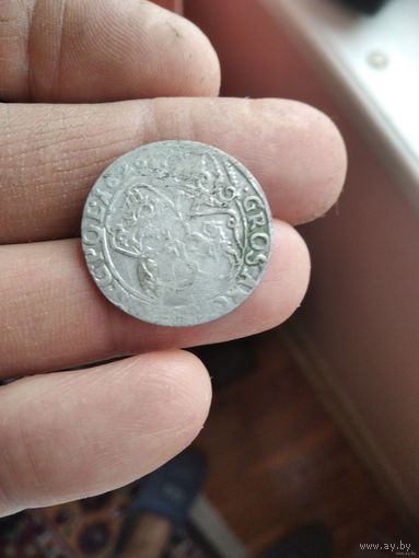 6 грошей 1626 года бычек