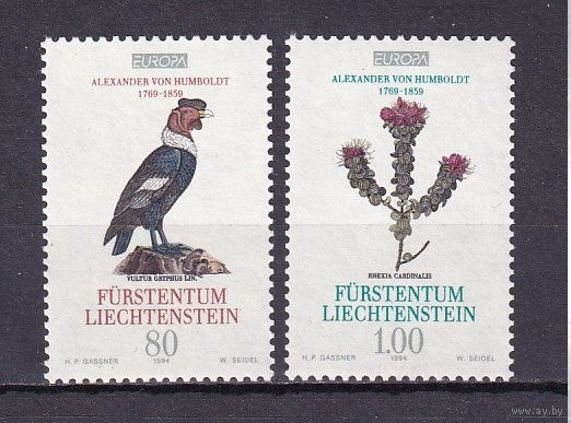 Лихтенштейн 1994. Европа CEPT. Открытия и изобретения **\\АР