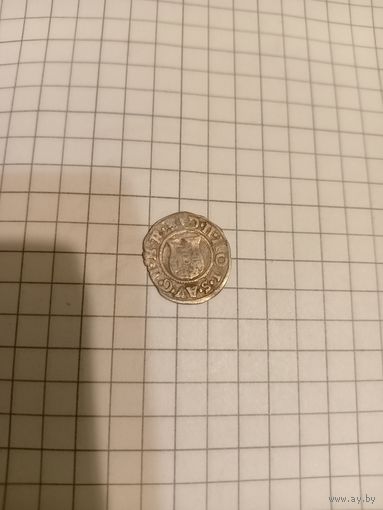 Венгерский денарий 1586 год