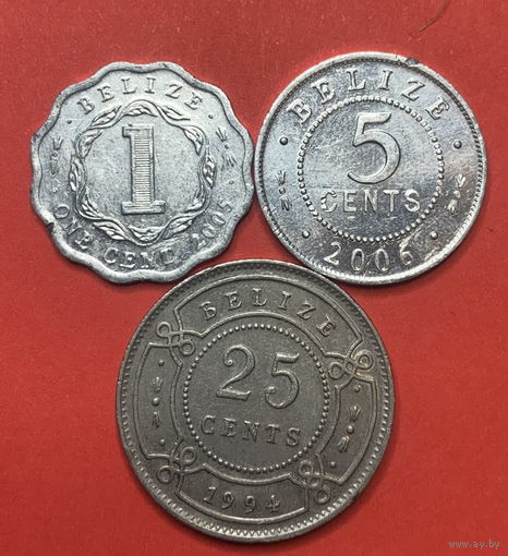 Белиз, 3 монеты