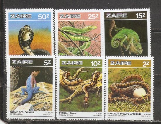 ФФ1 Заир 1987 Фауна