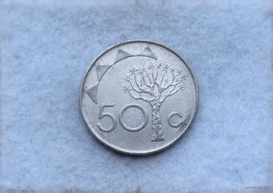 Werty71 Намибия 50 центов 1993