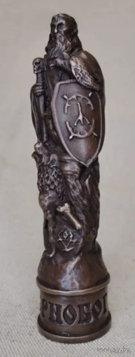 Статуэтка Славянский бог ЧерноБог Бронза