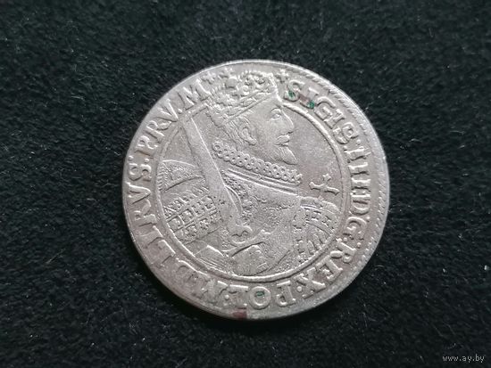 Орт 1621г. Сигизмунд. С рубля.