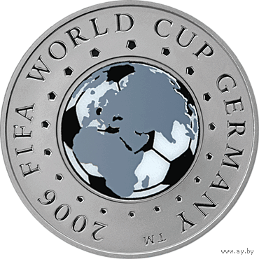 Футбол Чемпионат мира 2006 Германия 20 руб 2005 серебро