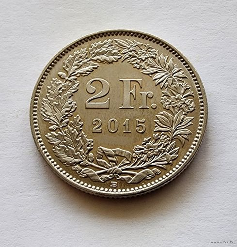 Швейцария 2 франка, 2015