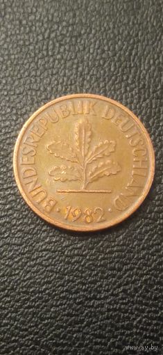 ФРГ 2 пфеннига 1982г.G
