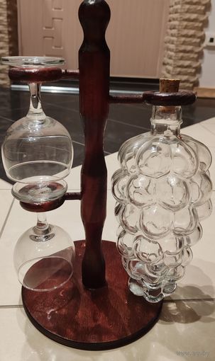 Набор для вина на подставке