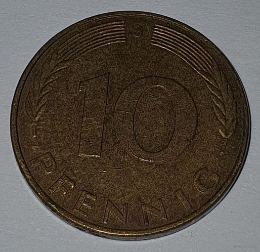 ФРГ 10 пфеннигов 1990
