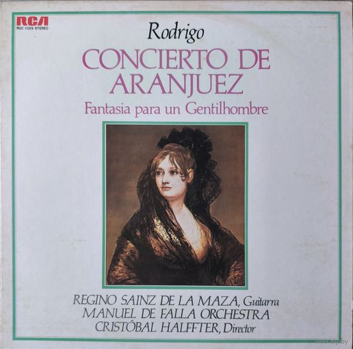 Rodrigo Concerto De Aranjuez Japan 1972 NM Rare
