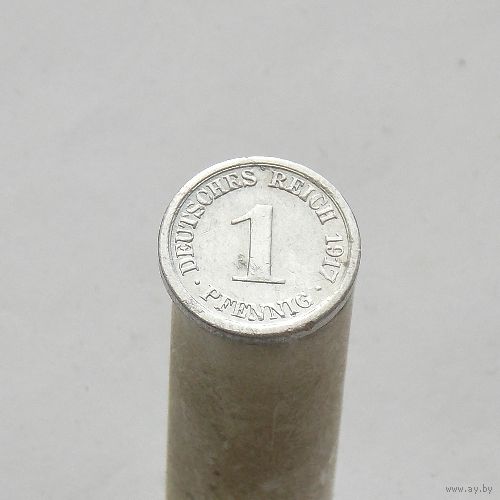 Германия 1 пфенниг 1917 E