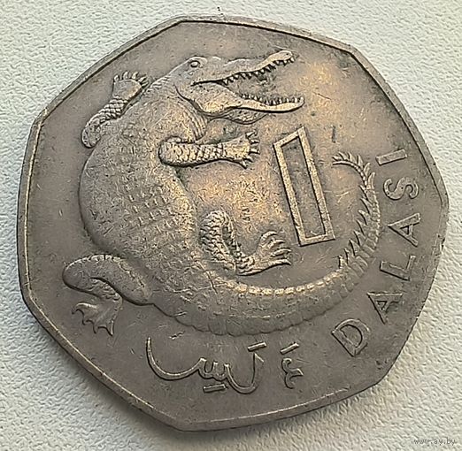 Гамбия 1 даласи  1987  3-3-2