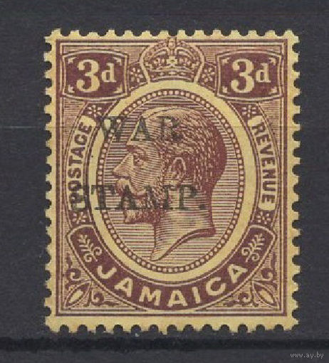 1917 Ямайка** Георг V  Военный сбор  SG#75